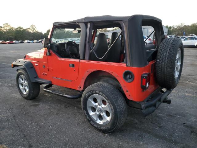 1J4FY29PXVP421568 - 1997 JEEP WRANGLER / SE RED photo 2