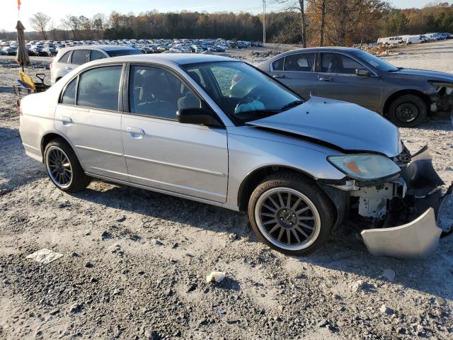 2HGES16555H518148 - 2005 HONDA CIVIC LX SILVER photo 4