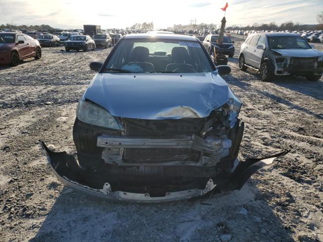 2HGES16555H518148 - 2005 HONDA CIVIC LX SILVER photo 5