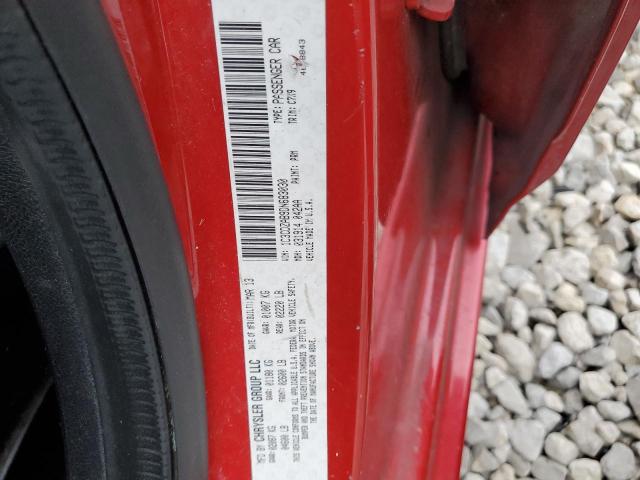 1C3CDZAB9DN683030 - 2013 DODGE AVENGER SE RED photo 12