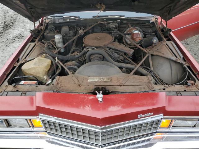 6D47S8E626568 - 1978 CADILLAC DEVILLE RED photo 11