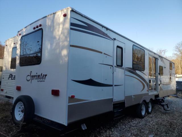 4YDT3712891532369 - 2009 KEYSTONE SPRINTER WHITE photo 4