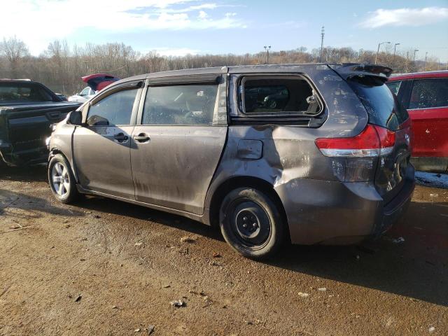 5TDZK3DC9BS047003 - 2011 TOYOTA SIENNA GRAY photo 2