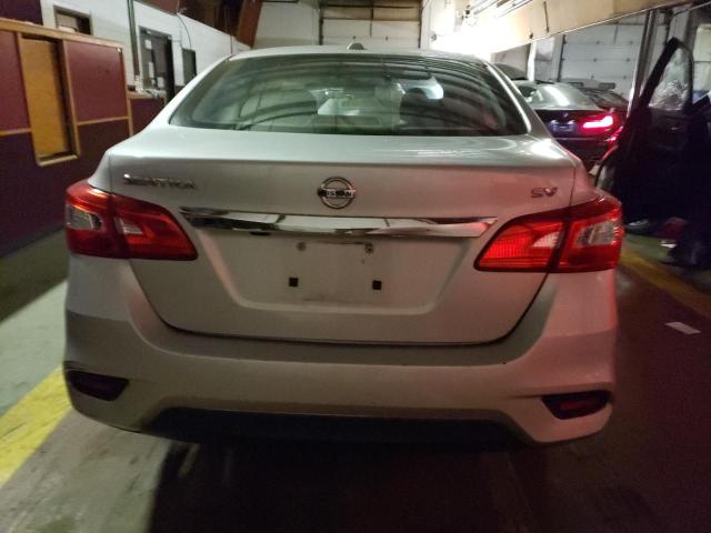 3N1AB7AP6HL668910 - 2017 NISSAN SENTRA S SILVER photo 6