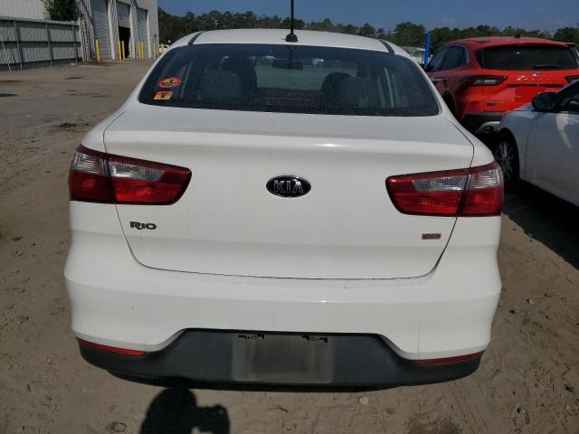 KNADM4A32H6100449 - 2017 KIA RIO LX WHITE photo 6