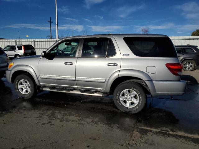 5TDBT44A36S262241 - 2006 TOYOTA SEQUOIA SR5 SILVER photo 2