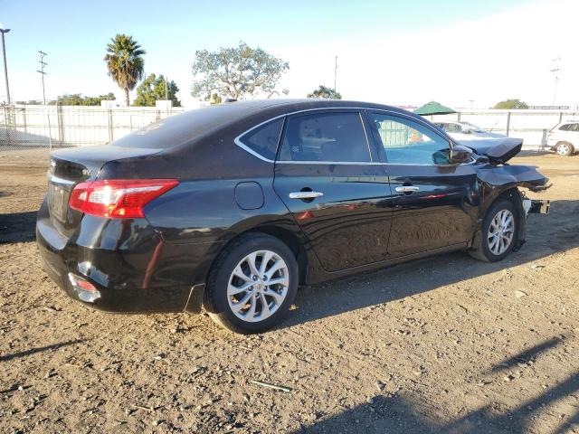 3N1AB7AP5KY323099 - 2019 NISSAN SENTRA S BLACK photo 3