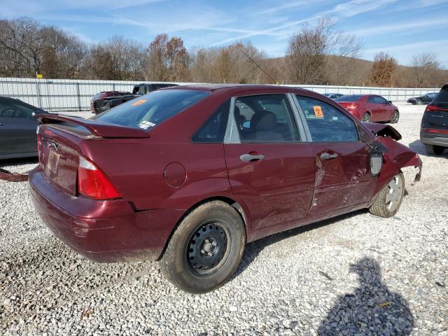 1FAHP34N37W357157 - 2007 FORD FOCUS ZX4 RED photo 3