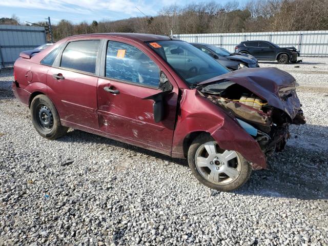 1FAHP34N37W357157 - 2007 FORD FOCUS ZX4 RED photo 4