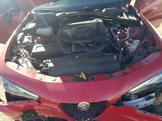 ZARFAMAN6K7605407 - 2019 ALFA ROMEO GIULIA RED photo 11