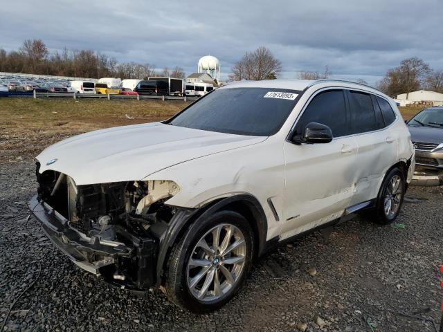 5UXTR9C51JLC69415 - 2018 BMW X3 XDRIVE30I WHITE photo 1