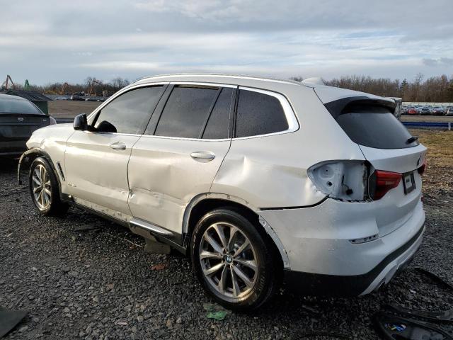 5UXTR9C51JLC69415 - 2018 BMW X3 XDRIVE30I WHITE photo 2