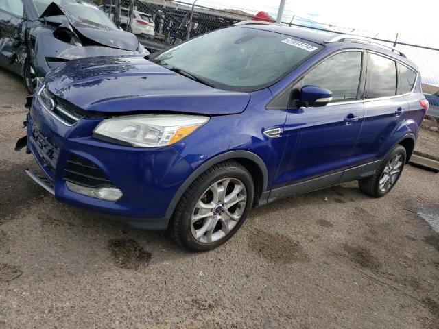 1FMCU0J90GUA44478 - 2016 FORD ESCAPE TITANIUM BLUE photo 1