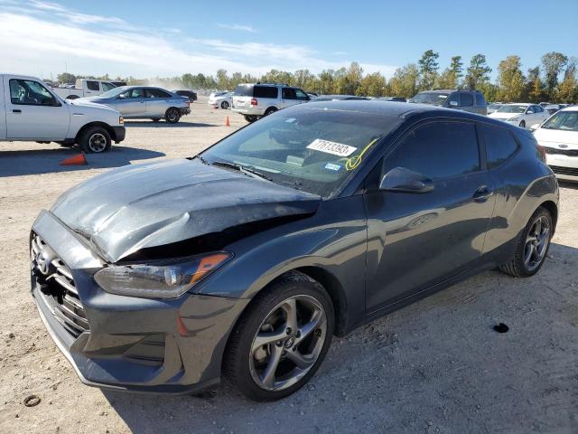 KMHTG6AF7KU010935 - 2019 HYUNDAI VELOSTER BASE GRAY photo 1