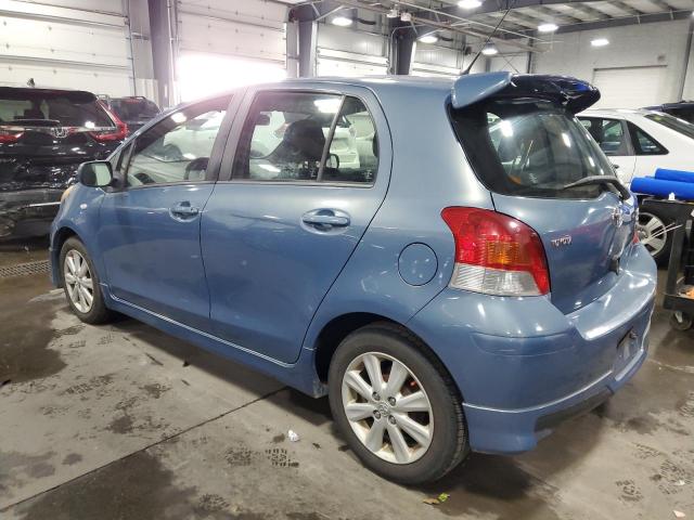 JTDKT903595241583 - 2009 TOYOTA YARIS BLUE photo 2