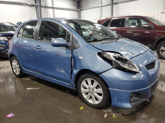 JTDKT903595241583 - 2009 TOYOTA YARIS BLUE photo 4