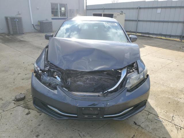 2HGFB2F57EH510076 - 2014 HONDA CIVIC LX GRAY photo 5