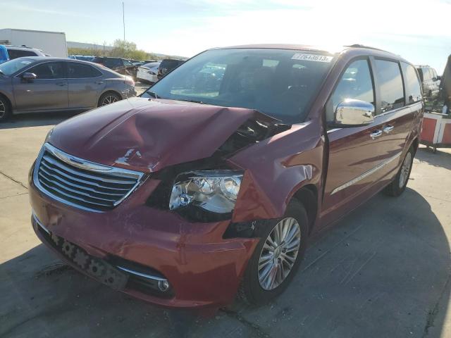 2C4RC1CG9FR673610 - 2015 CHRYSLER TOWN & COU TOURING L MAROON photo 1