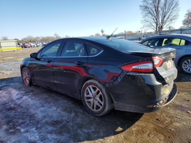 3FA6P0H74GR163855 - 2016 FORD FUSION SE BLACK photo 2