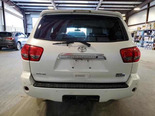 5TDYY5G1XAS025235 - 2010 TOYOTA SEQUOIA PLATINUM WHITE photo 6