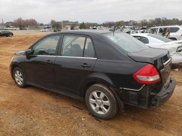 3N1BC11E17L394463 - 2007 NISSAN VERSA S BLACK photo 2