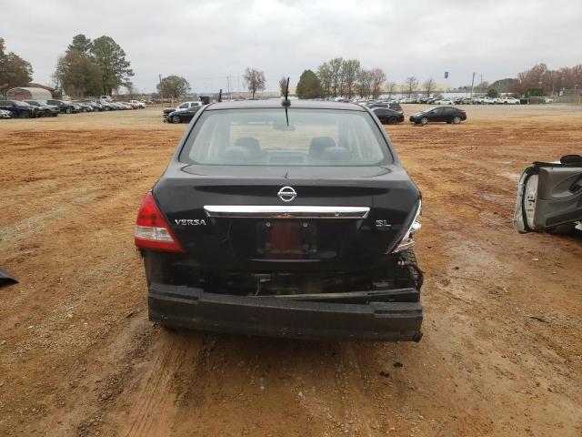 3N1BC11E17L394463 - 2007 NISSAN VERSA S BLACK photo 6