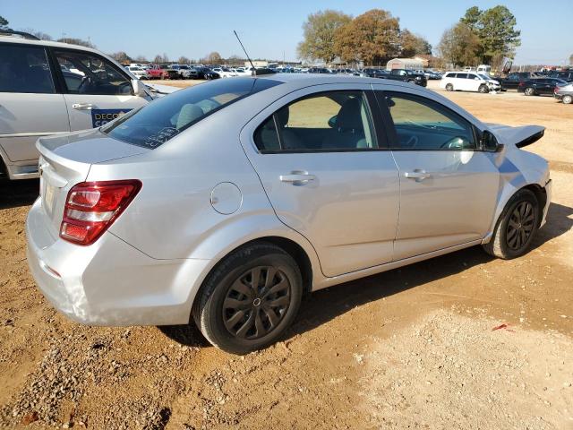 1G1JB5SH7J4119598 - 2018 CHEVROLET SONIC LS ვერცხლისფერი ფოტო 3