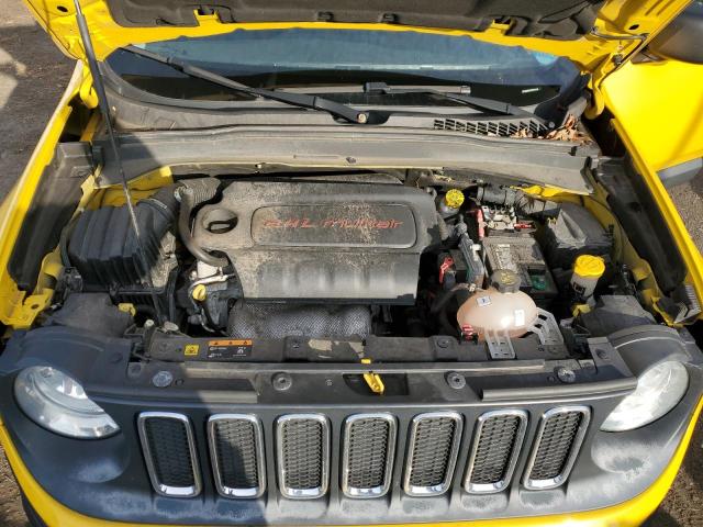 ZACCJBAB1HPG14115 - 2017 JEEP RENEGADE SPORT YELLOW photo 11