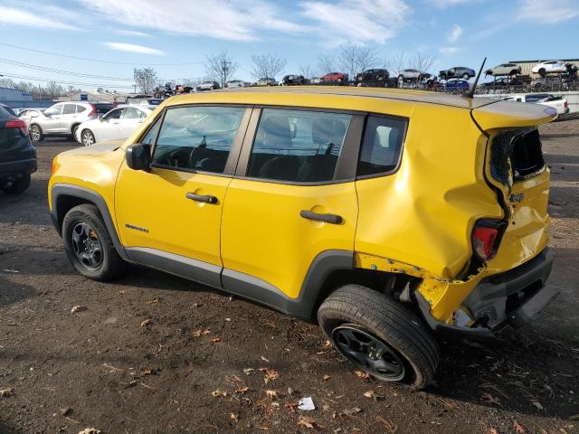 ZACCJBAB1HPG14115 - 2017 JEEP RENEGADE SPORT YELLOW photo 2