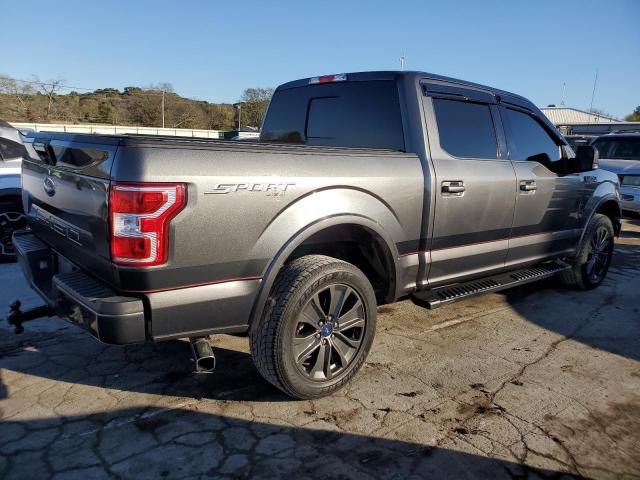 1FTEW1E52JFB28799 - 2018 FORD F150 SUPERCREW GRAY photo 3