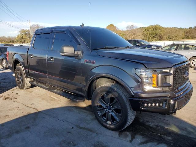 1FTEW1E52JFB28799 - 2018 FORD F150 SUPERCREW GRAY photo 4