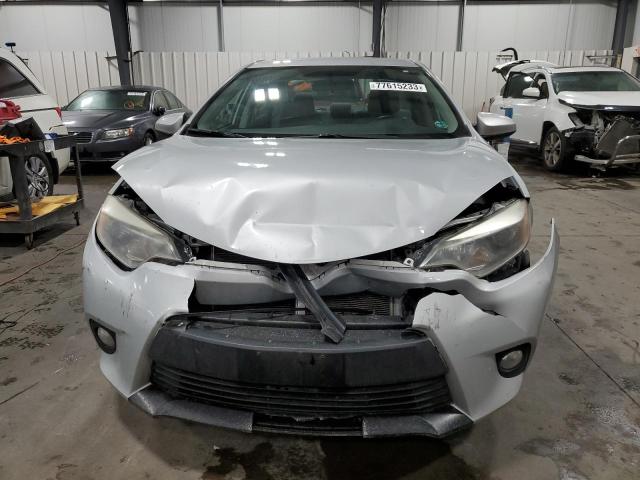 2T1BURHE6EC013978 - 2014 TOYOTA COROLLA L SILVER photo 5