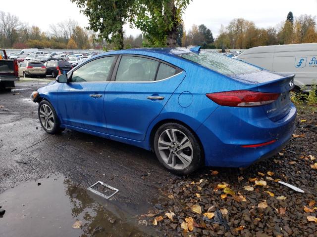 5NPD84LF9HH067860 - 2017 HYUNDAI ELANTRA SE BLUE photo 2