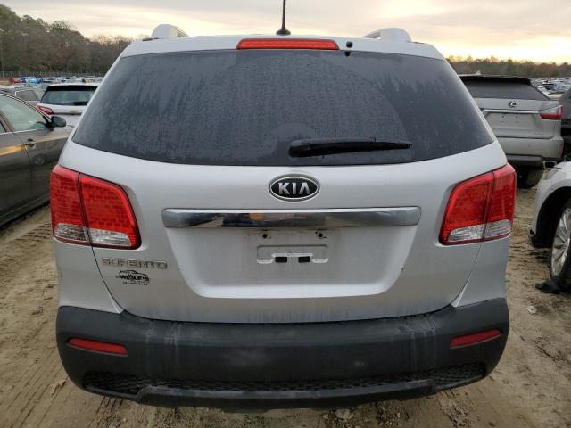 5XYKT4A28DG424386 - 2013 KIA SORENTO LX GRAY photo 6