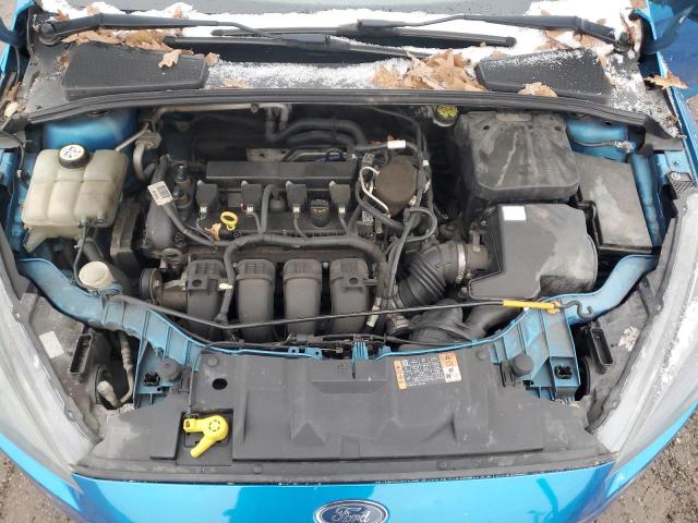 1FADP3F29FL321359 - 2015 FORD FOCUS SE BLUE photo 11