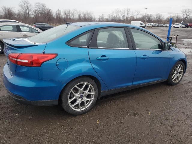 1FADP3F29FL321359 - 2015 FORD FOCUS SE BLUE photo 3