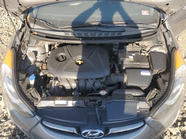 KMHDH4AE5CU314523 - 2012 HYUNDAI ELANTRA GLS GRAY photo 11