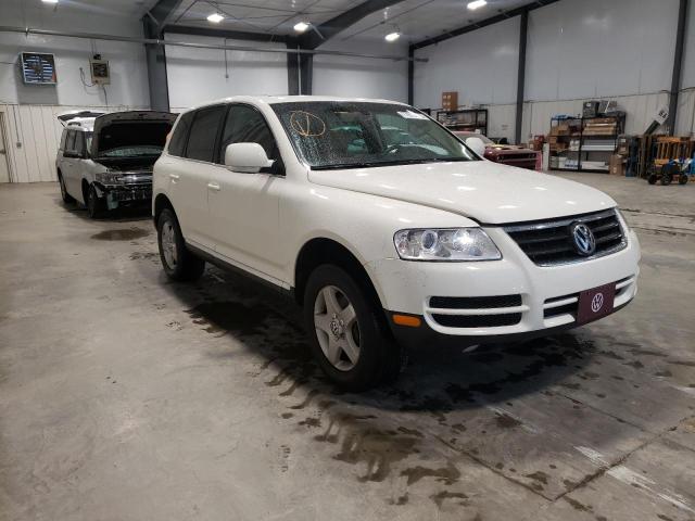 WVGZG77LX5D073383 - 2005 VOLKSWAGEN TOUAREG 3.2 WHITE photo 4