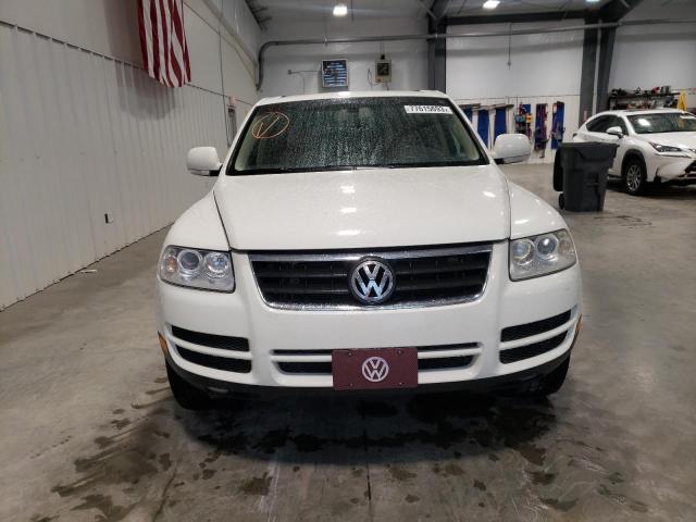 WVGZG77LX5D073383 - 2005 VOLKSWAGEN TOUAREG 3.2 WHITE photo 5