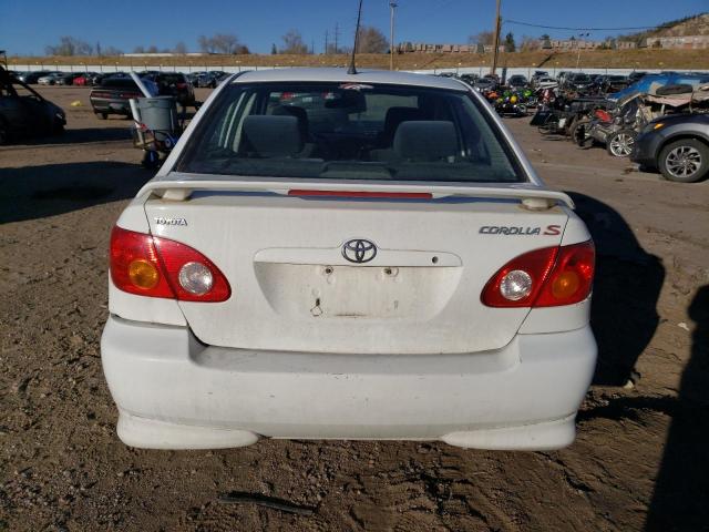 1NXBR32E93Z148553 - 2003 TOYOTA COROLLA CE WHITE photo 6