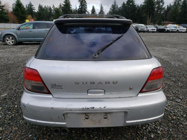 JF1GG29683G811396 - 2003 SUBARU IMPREZA WRX SILVER photo 6