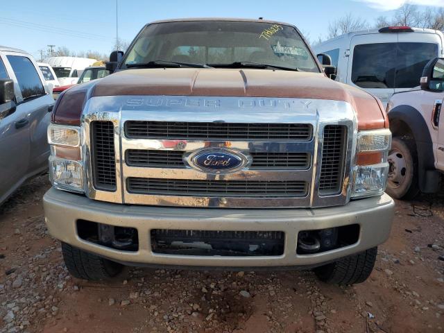 1FTWW31R28EA16576 - 2008 FORD F350 SRW SUPER DUTY BURGUNDY photo 5