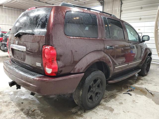 1D4HB58D84F156083 - 2004 DODGE DURANGO LIMITED MAROON photo 3