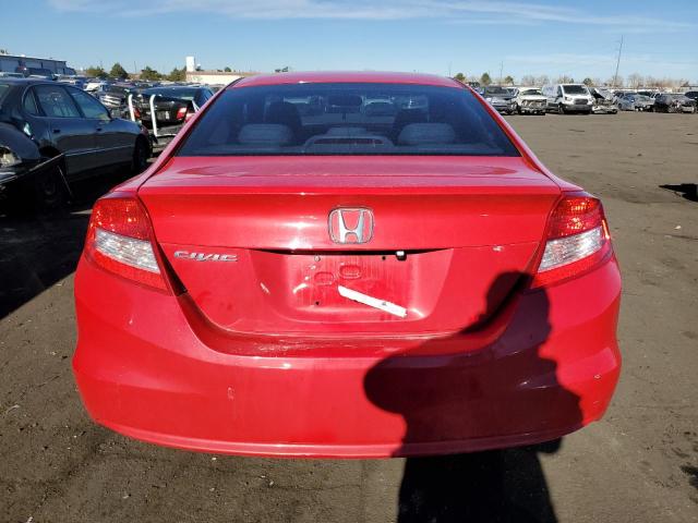 2HGFG3B52DH516184 - 2013 HONDA CIVIC LX RED photo 6