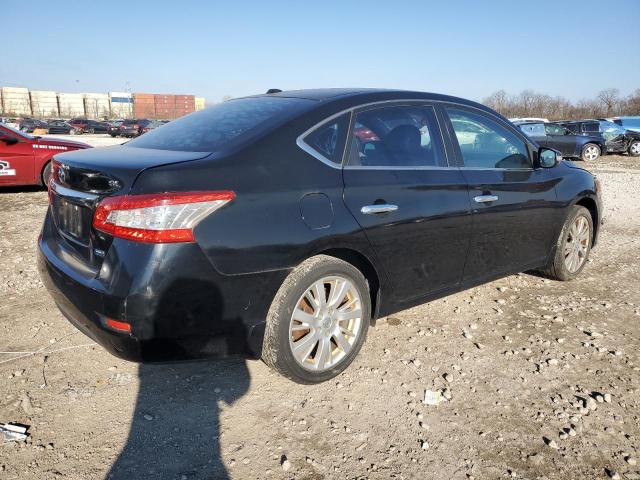 3N1AB7AP4DL642039 - 2013 NISSAN SENTRA S BLACK photo 3