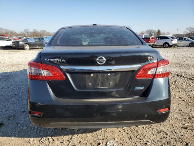 3N1AB7AP4DL642039 - 2013 NISSAN SENTRA S BLACK photo 6