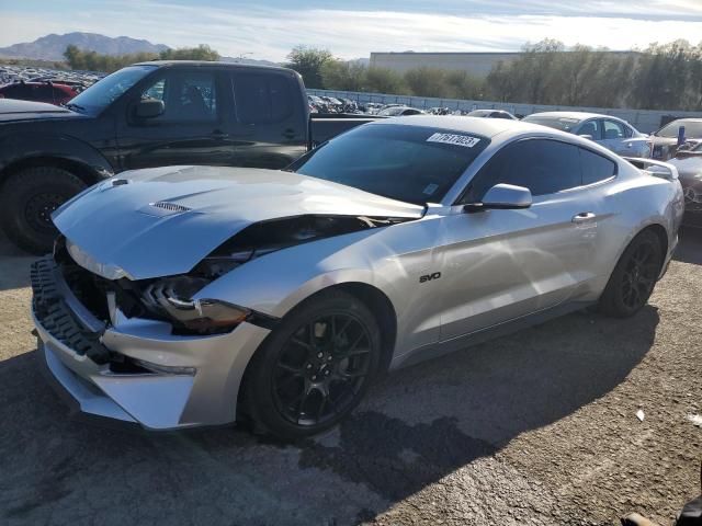 1FA6P8TH6J5159931 - 2018 FORD MUSTANG SILVER photo 1