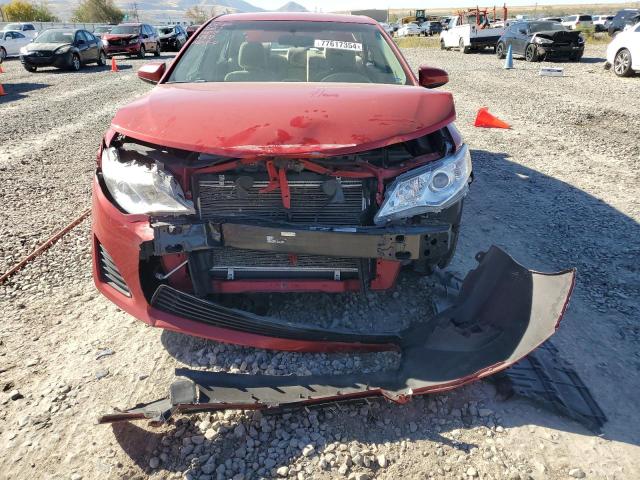 4T4BF1FK4ER377129 - 2014 TOYOTA CAMRY L RED photo 5