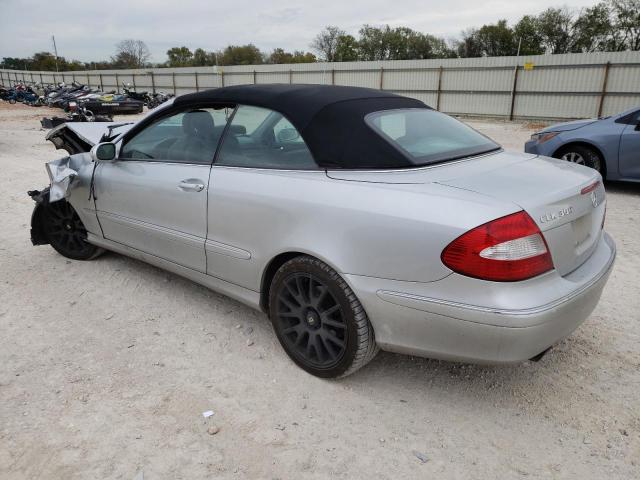 WDBTK56GX6T065100 - 2006 MERCEDES-BENZ CLK 350 SILVER photo 2