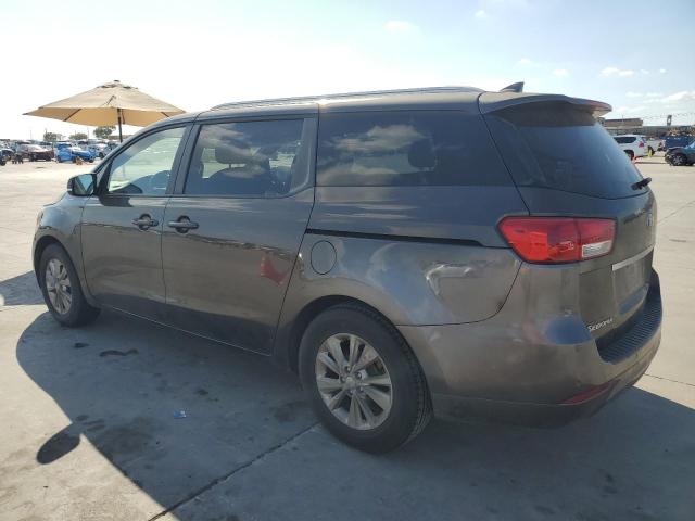 KNDMB5C17G6086783 - 2016 KIA SEDONA LX GRAY photo 2